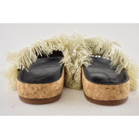 Chloe Kerenin Kilim Rug Tapestry Fringe Multicolor Slide Slip On Flat Sandal 36 - Picture 12 of 14